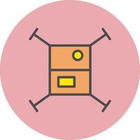 icono de vector de dron