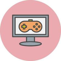 icono de vector de controlador de juego