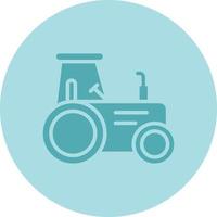 icono de vector de tractor