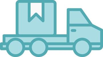 icono de vector de camioneta