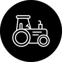 icono de vector de tractor