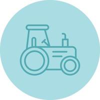 icono de vector de tractor