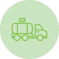 Water Tanker Vector Icon