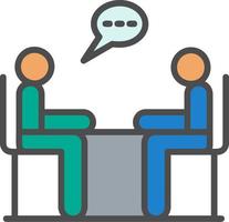 Interview Vector Icon
