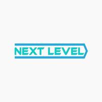 Next Level Logo, Next level Design Template, Next Level Illustration vector