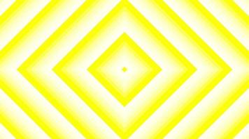 Yellow bold square simple flat geometric on white background loop. video
