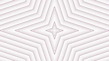 Red slim quadrangular star simple flat geometric on white background loop. Starry radio waves endless creative animation. Stars seamless motion graphic backdrop. Astra radar sonar rings design. video