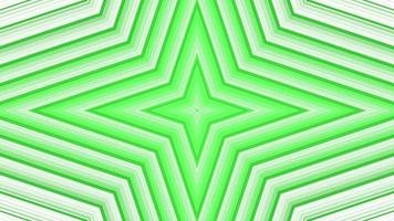Green bold quadrangular star simple flat geometric on white background loop. Starry radio waves endless creative animation. Stars seamless motion graphic backdrop. Astra radar sonar rings design. video