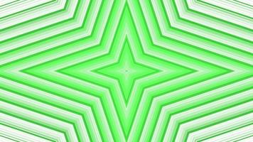 Green bold quadrangular star simple flat geometric on white background loop. Starry radio waves endless creative animation. Stars seamless motion graphic backdrop. Astra radar sonar rings design. video