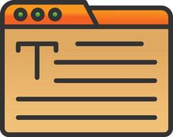 Copywriting Vector Icon Design