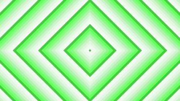 Green bold square simple flat geometric on white background loop. video