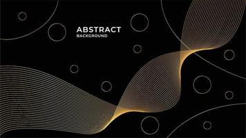 Abstract background with waves design template vector