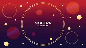 Modern Background With Circles Design Template vector