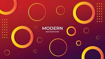 Modern Background With Circles Design Template vector