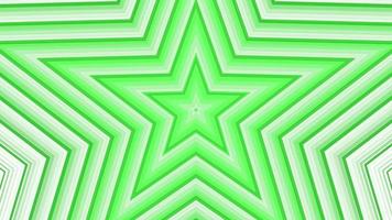 Green bold pentagonal star simple flat geometric on white background loop. Starry radio waves endless creative animation. Stars seamless motion graphic backdrop. Astra radar sonar rings design. video
