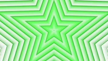 Green bold pentagonal star simple flat geometric on white background loop. Starry radio waves endless creative animation. Stars seamless motion graphic backdrop. Astra radar sonar rings design. video