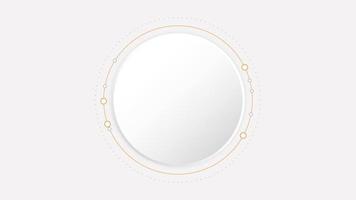 white grey circle technology background abstract. technology with line digital color grey, orange, dot, hi-tech, vector. circle technological for web banner, background, wallpaper, structure, object. vector