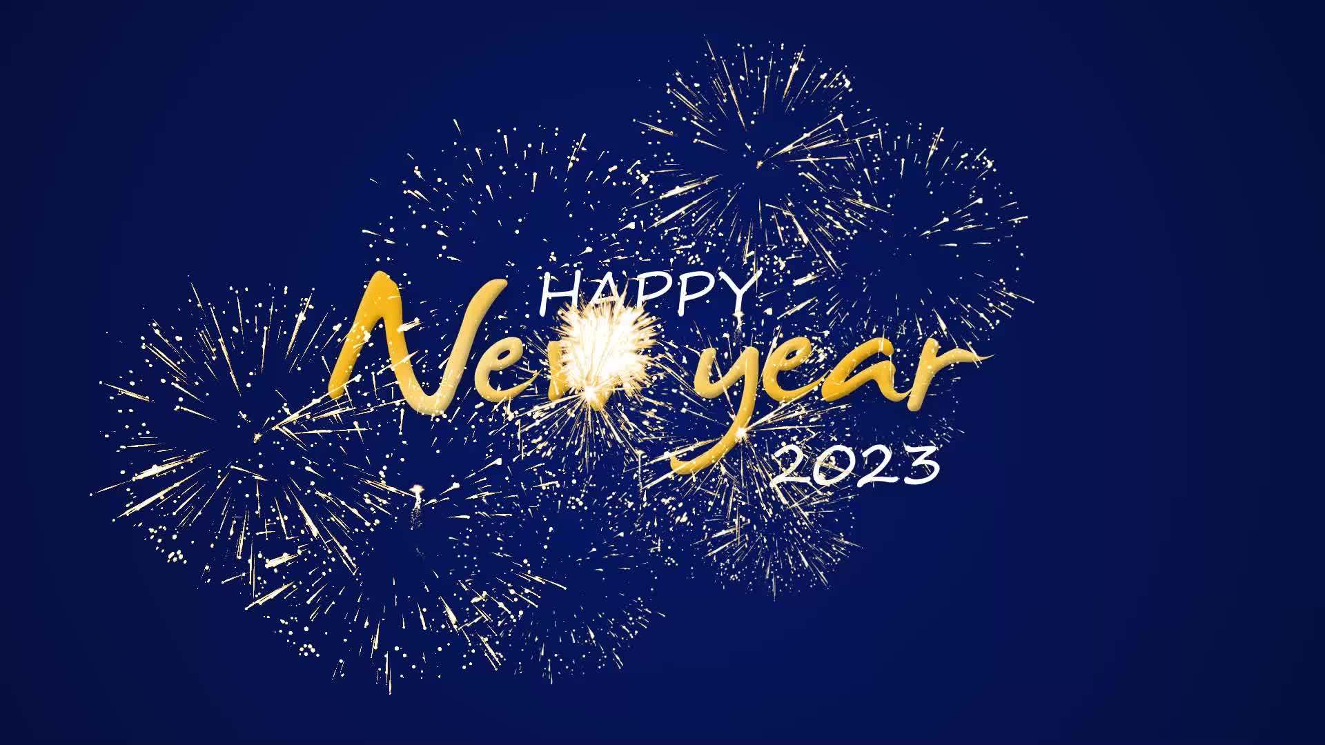 Happy new year animation with firework download free 16473035 Stock Video  at Vecteezy
