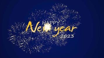 Happy new year animation with firework download free video