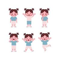 Cute Kids illustration vector