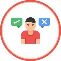 Decision Maker Vector Icon Design