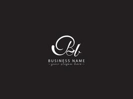 logotipo inicial de la letra bb, vector de la letra del logotipo de la tipografía bb