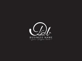 Minimalist Db Letter Logo, db Logo Icon Vector Stock