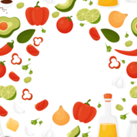 patrones sin fisuras con frutas y verduras