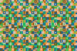 Colorful geometric shape mosaic pattern background vector