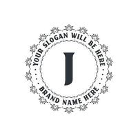 Luxury creative letter J logo for company, J letter logo free vector