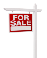 png transparente de casa en venta signo de bienes raíces.