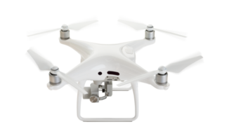 Transparent PNG Drone UAV In Flight.