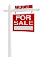 Transparent PNG of Foreclosure For Sale Real Estate Sign.