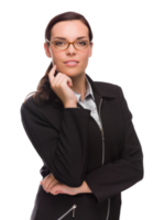 Transparent PNG of Attractive Professional Mixed Race Businesswoman.