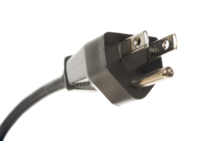 transparant PNG van elektrisch macht kabel plug.