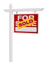 png transparente de vendido en venta signo de bienes raíces.