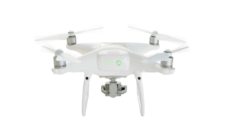 Transparent PNG Drone UAV In Flight.