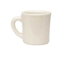 perfil de taza de café en blanco png transparente.