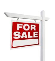 House sale sign post photo