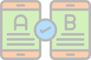 Ab Testing Vector Icon Design