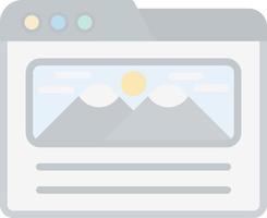 Landing Page Vector Icon Design