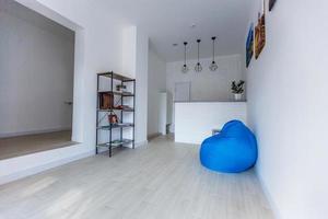 Reception desk in small medical clinic, horizontal. photo