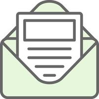 E Newsletter Vector Icon Design