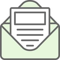 E Newsletter Vector Icon Design