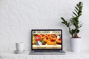 Food Delivery Fast Food Unhealthy Obesity Concept photo