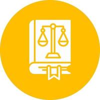 Law Book Vector Icon