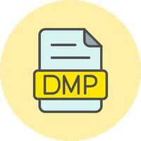 icono de vector de dmp