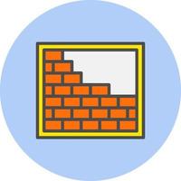 Brick Wall Vector Icon