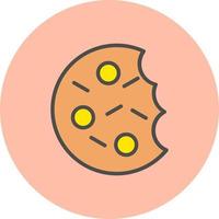 icono de vector de galletas