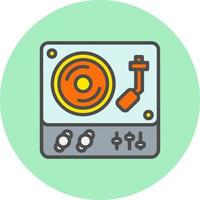 Phonograph Vector Icon